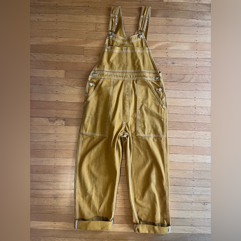 Big Bud Press Overalls size SMALL spicy mustard - Picture 5 of 8